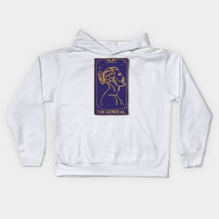 A Court of Silver Flames Cassian Tarot Card Purple Kids Hoodie